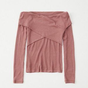 NWT! A&F Soft and Cozy Off the Shoulder Top